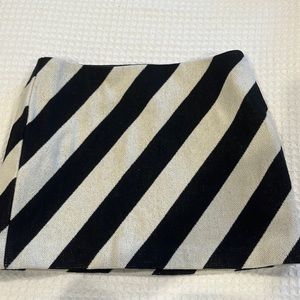 Stripe mini skirt